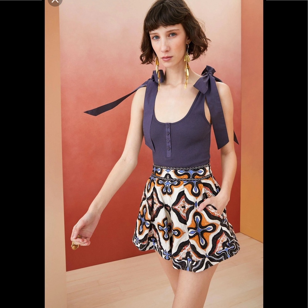 Ulla Johnson Multicolor Patterned Women Shorts